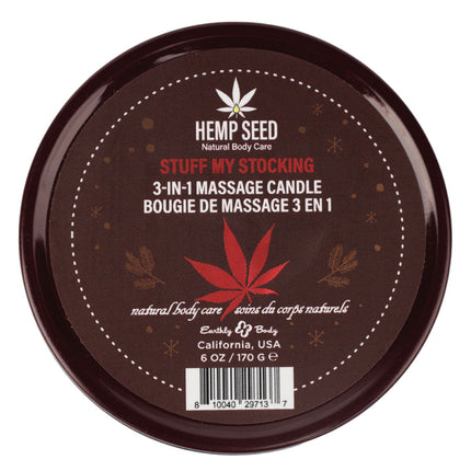 Hemp Seed 3-In-1 Massage Candle Stuff My Stocking Body Care