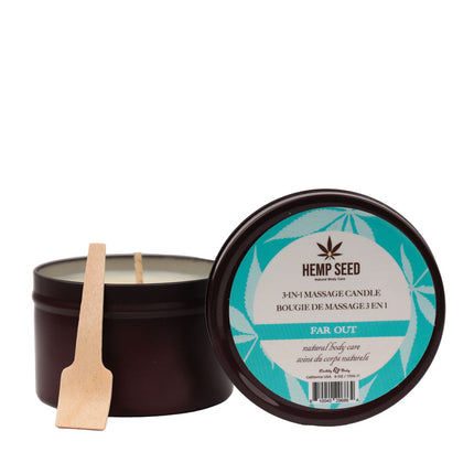 Hemp Seed 3-In-1 Massage Candle Far Out