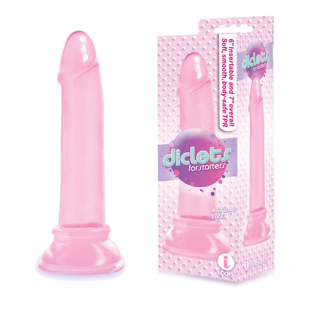 The 9's Diclets - Pink 17.8 cm (7'') Dong with Case Front View