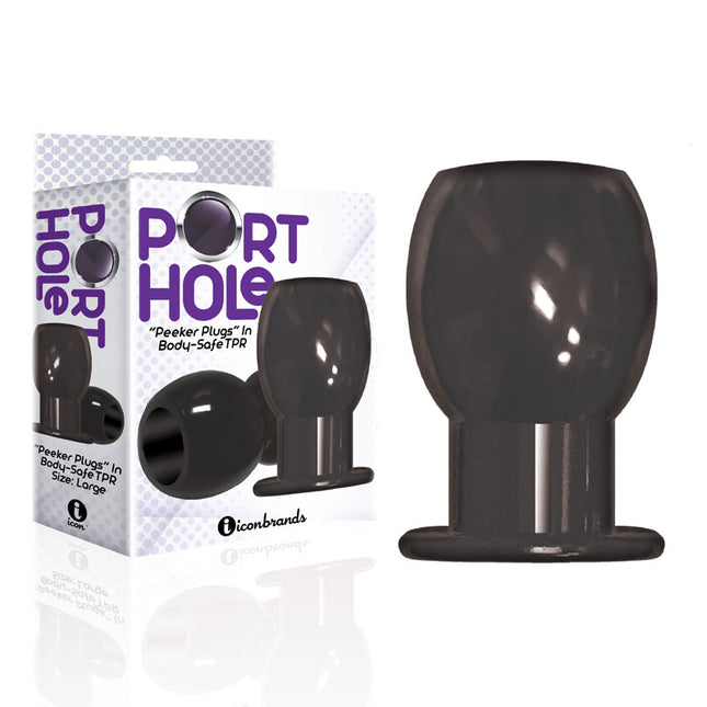 The 9's Port Hole Hollow Butt Plug