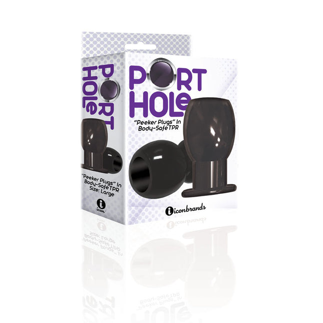 The 9's Port Hole Hollow Butt Plug