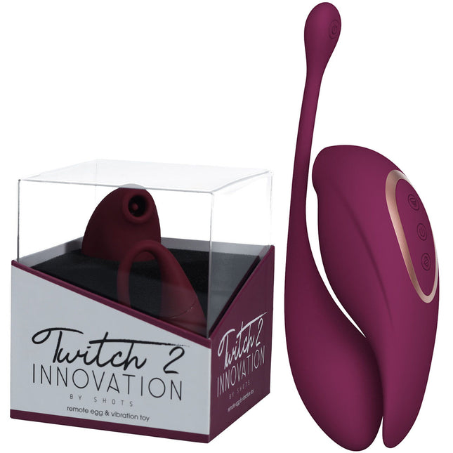 Twitch 2 Clitoral Stimulator & Egg Vibrator