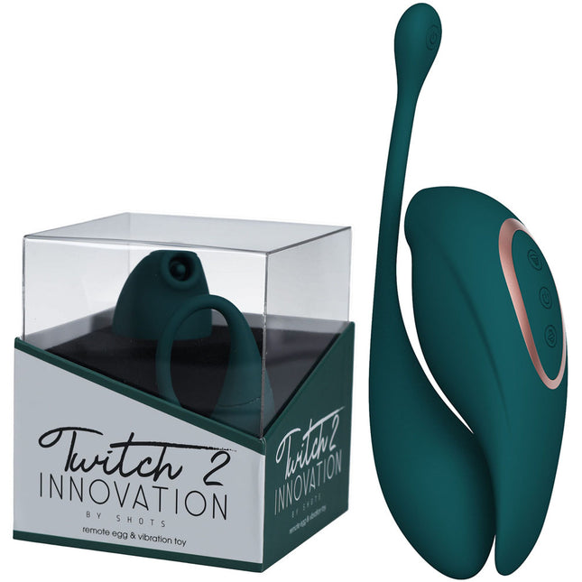 Twitch 2 Clitoral Stimulator & Egg Vibrator