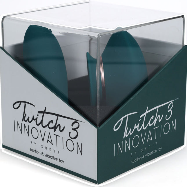 Twitch 3 Innovation Suction & Vibration Toy - Green