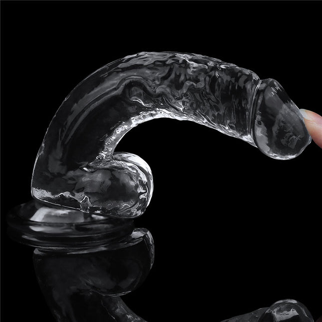 Flexible Clear Flawless 7.5 Inch Dildo