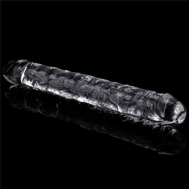 Flawless Clear 12 Inch Double Dildo