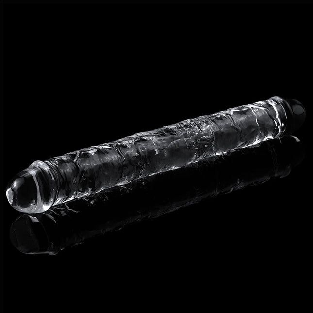 Flawless Clear 12 Inch Double Dildo