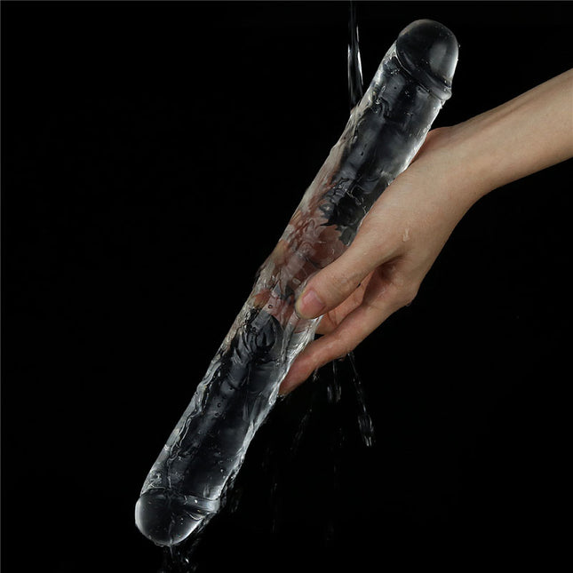 Flawless Clear 12 Inch Double Dildo