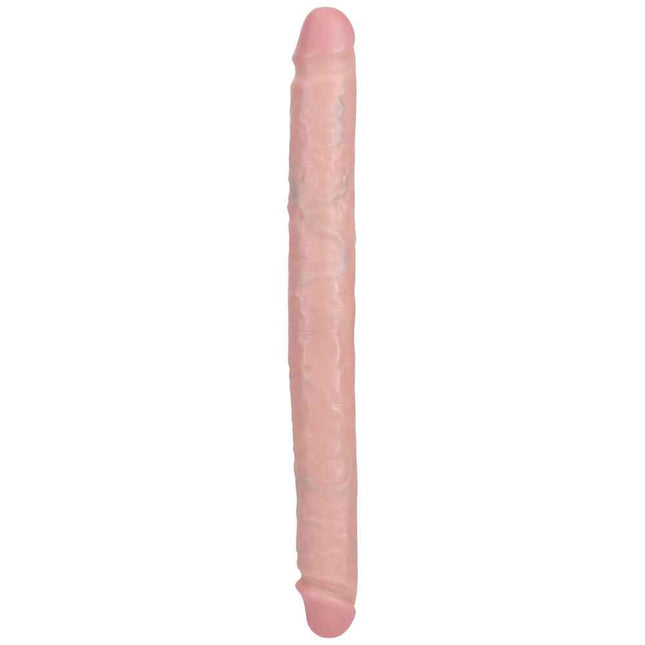 Large 14 Inch Double Dildo Flesh