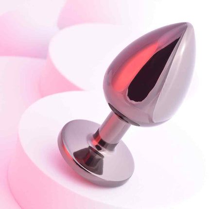 Large Playboy Metal Butt Plug Upright