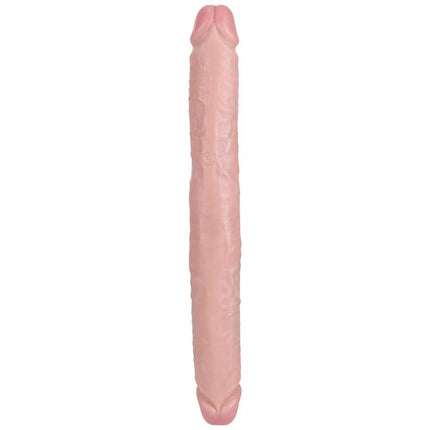 Large REALROCK 14 Inch Thick Double Dildo - Flesh