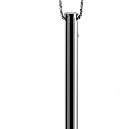 Le Wand Chrome Vibrating Necklace Black