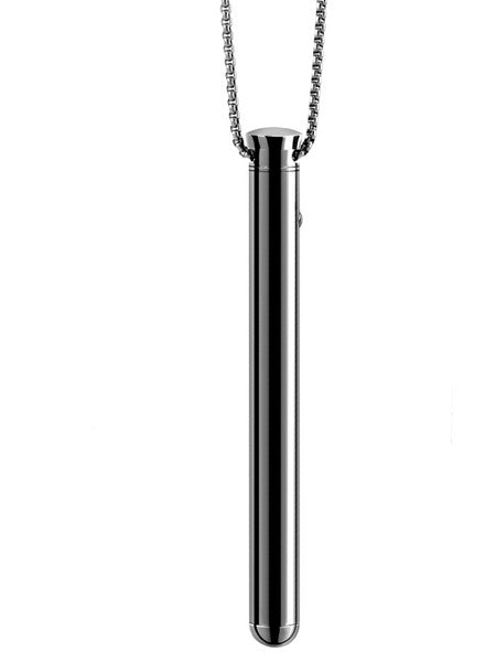 Le Wand Chrome Vibrating Necklace Black