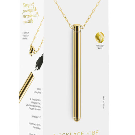 Le Wand Chrome Vibrating Necklace Gold