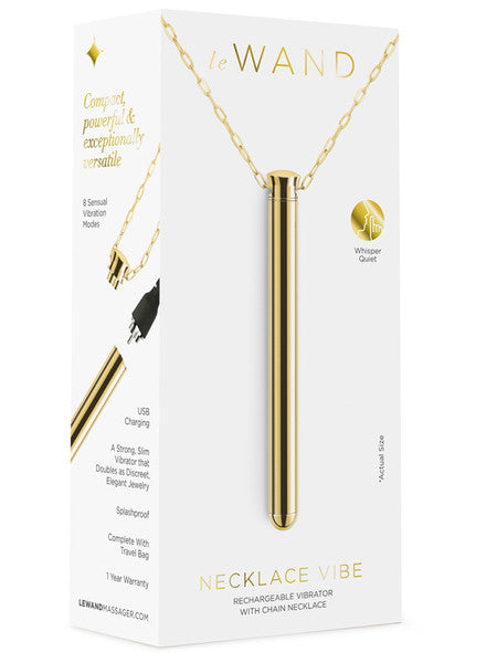 Le Wand Chrome Vibrating Necklace Gold