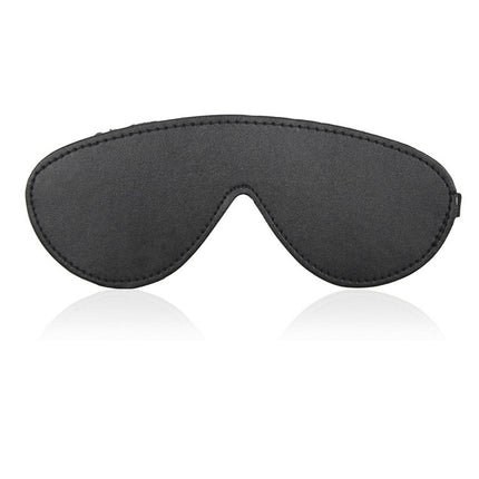 Black Leather Blindfold