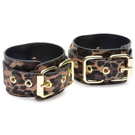 Master Series Leopard 7 Piece Bondage Set