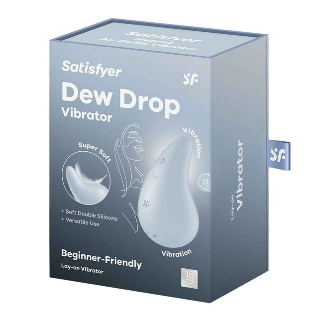 Light Blue Satisfyer Dew Drop Vibrator Box