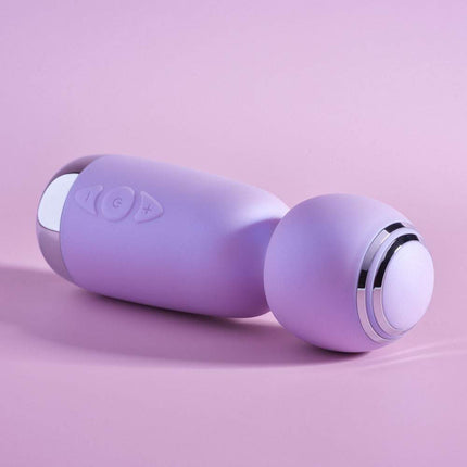 Lilac Playboy Wand Massager Button Control