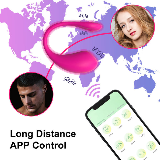 Long Distance Luxury App Controlled Egg Vibrator