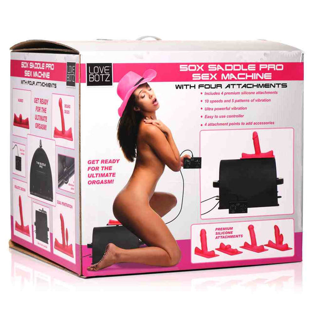 LoveBotz 50X Saddle Pro Sex Machine Box