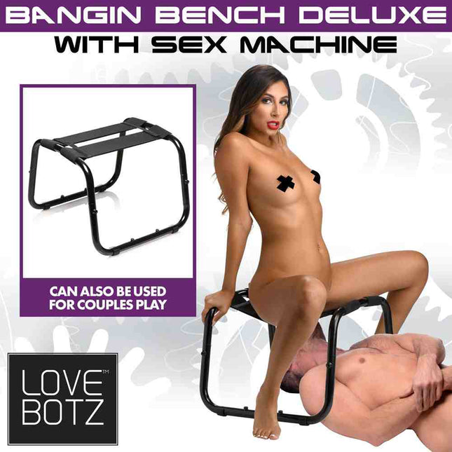 LoveBotz Bangin Bench Deluxe with Sex Machine Bench Deluxe