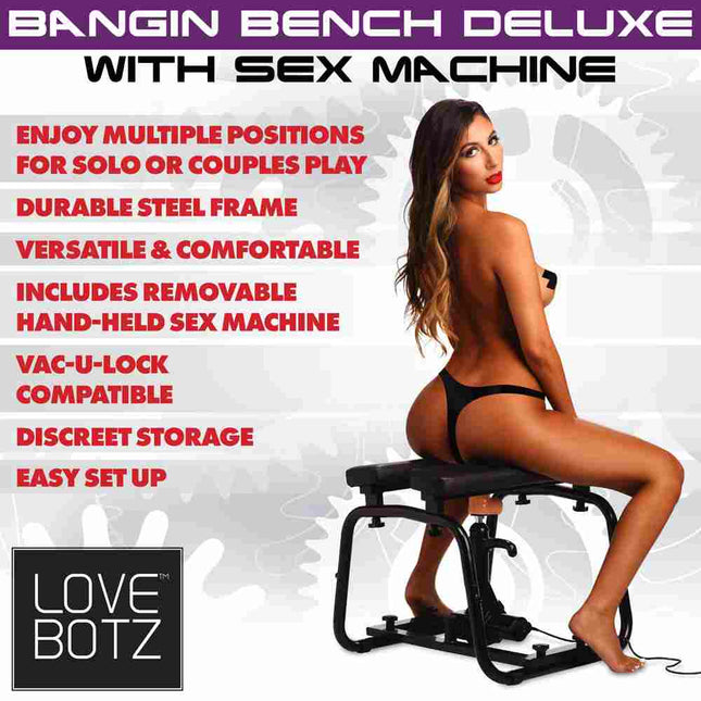 LoveBotz Bangin Bench Deluxe with Sex Machine Features