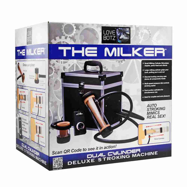 LoveBotz The Milker Dual Cylinder Deluxe Stroking Machine Box