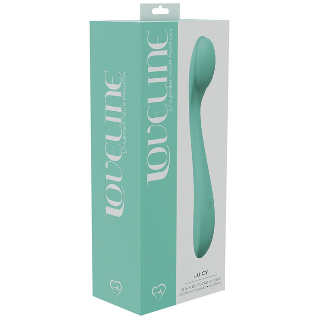 Loveline Juicy - Green G-Spot Vibrator Box