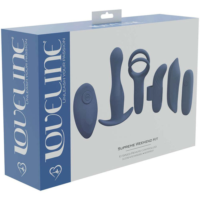 Loveline Supreme Weekend Kit - Blue 5 Piece Kit Box