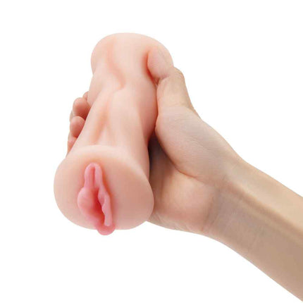 Male Hand holding Zolo Asian Pocket Pussy