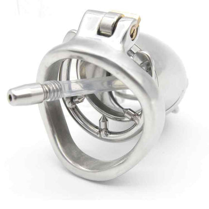 Metal Steel Chastity Cage with lock