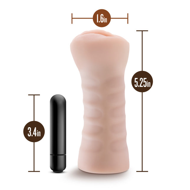 M for Men Ashley Flesh Vibrating Vagina Stroker Specifications