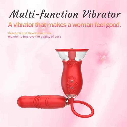 Multi-function Rose Sex Toy Vibrator