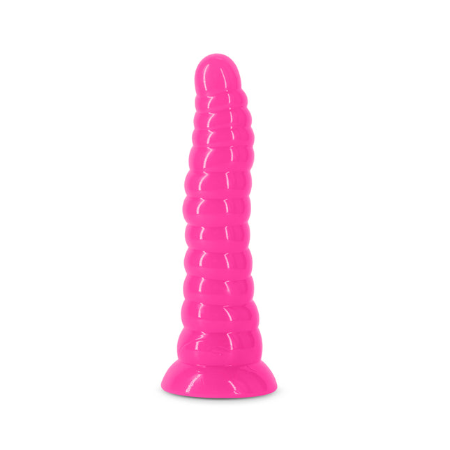 Firefly Nymph Glow in Dark Pink Dildo 18.8cm Front view