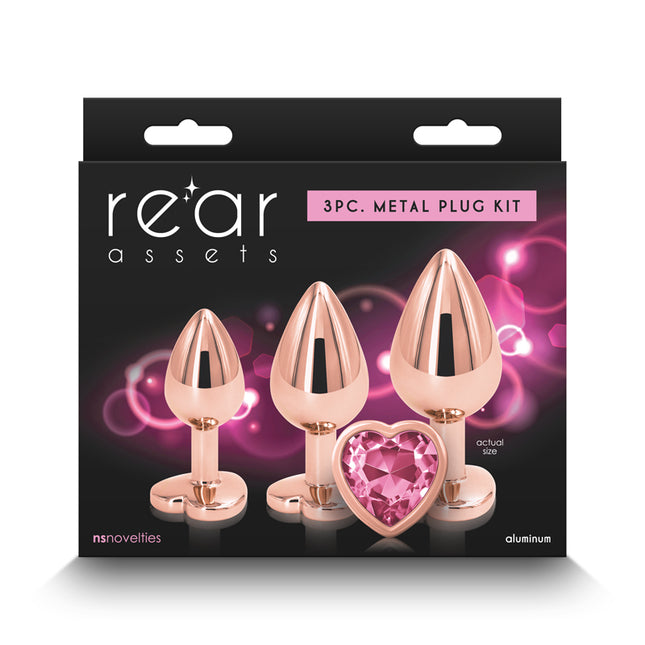 Rear Assets 3 Piece Trainer Kit - Rose Gold