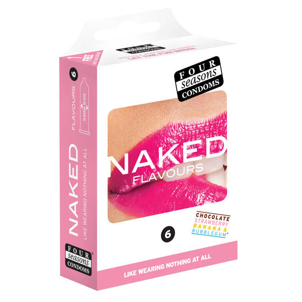 Naked Flavours Ultra Thin Flavoured Condoms 6pk