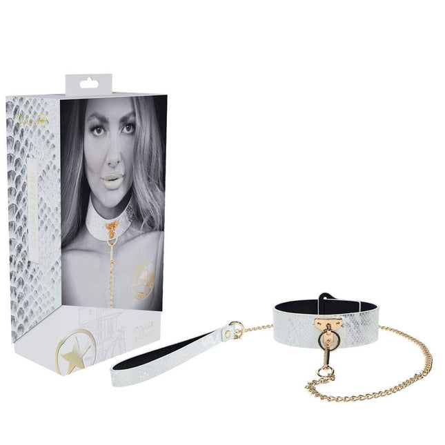 OUCH! Florence Collection - Collar with Leash with Box Side by side