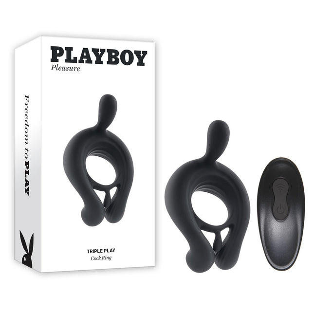 Playboy Pleasure TRIPLE PLAY Cock Ring