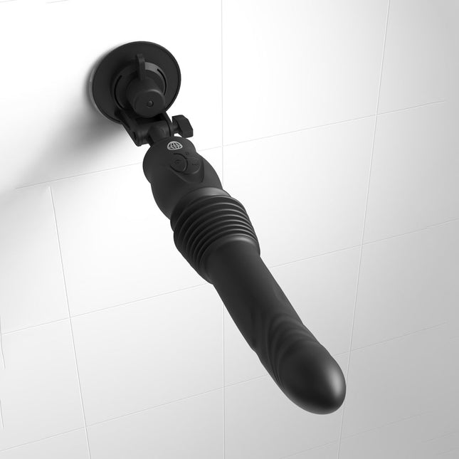 FFS Ultimate Silicone Thruster - Black Thrusting Vibrator