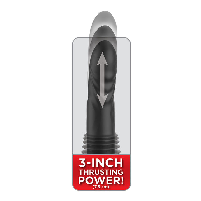 FFS Ultimate Silicone Thruster - Black Thrusting Vibrator