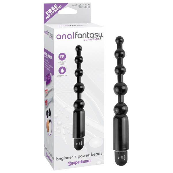 Anal Fantasy Collection Beginner's Power Vibrating Anal Beads