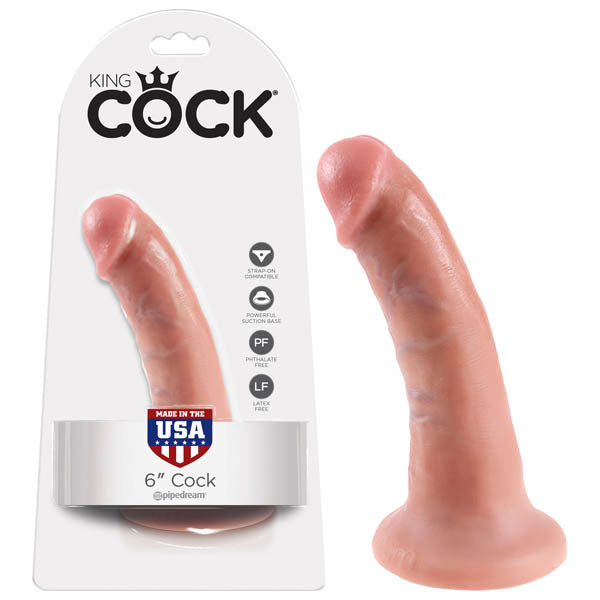 King Cock Flesh 6'' Realistic Dildo