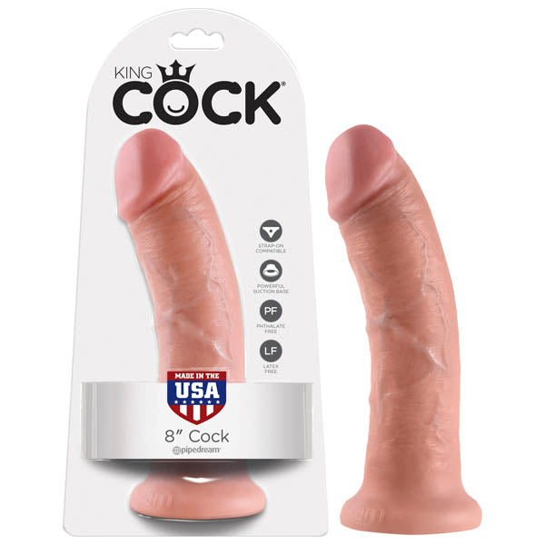 King Cock Flesh 8'' Realistic Dildo