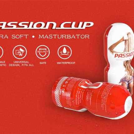 Passion Cup Male Masturbator with Ergonomic Design and Waterproof