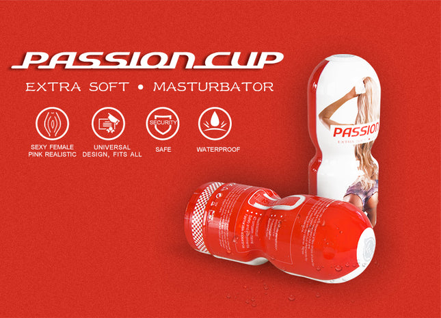 Passion Cup Male Masturbator with Ergonomic Design and Waterproof