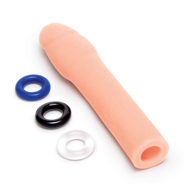 Penis Extender with 3 Stretchy Stamina Rings