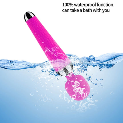 Pink 10 Vibrating Patterns Wand Massager Waterproof Design