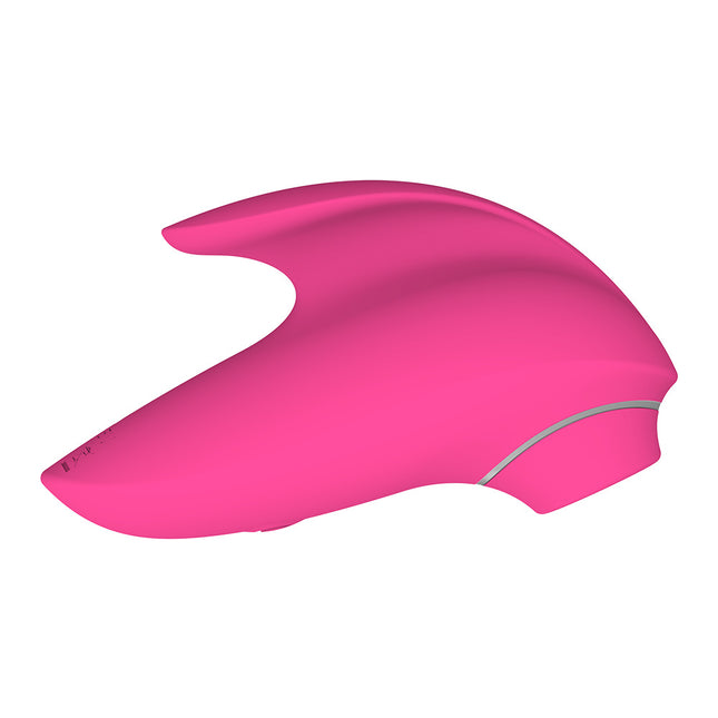 Pink Clitoris Suction Stimulator Toy Side Angle