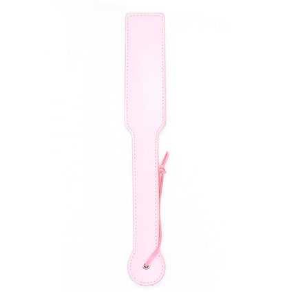 Pink Leather Spanking Paddle